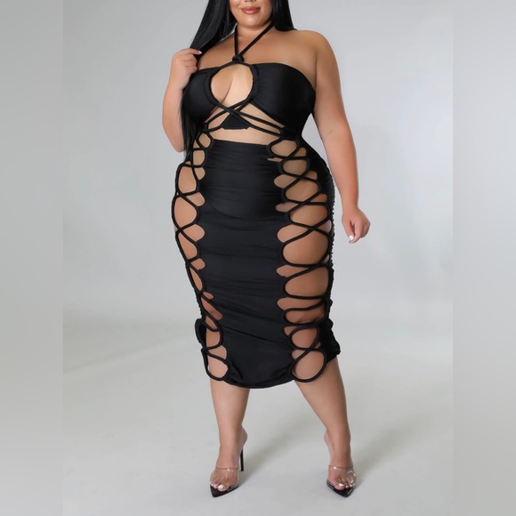 Exotic Nights Plus Size Dress - Picture 4 of 7